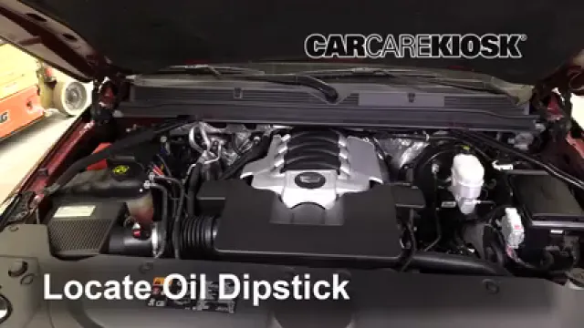 2016 Cadillac Escalade ESV Luxury 6.2L V8 FlexFuel Aceite Controlar nivel de aceite